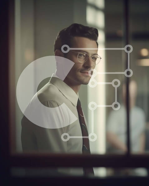 Intra Συλλεκτικό Ξύλινο Παζλ Plywood  4mm - Άτομο που στέκεται μπροστά από ένα ανοιχτό παράθυρο Σε Ξύλινο Κουτί - Διαστάσεις Puzzle: 10x10 cm – 25 κομμάτια