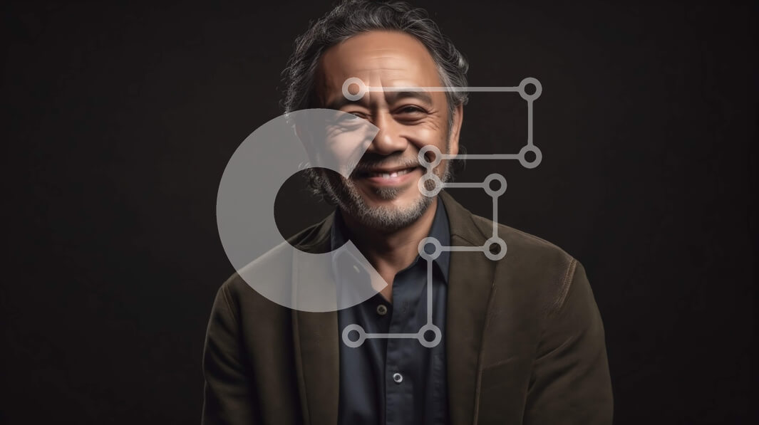 Intra Συλλεκτικό Ξύλινο Παζλ Plywood  4mm - Σοβαρό άτομο στο καφετί σακάκι και το μαύρο πουκάμισο Στοκ Φωτογραφία Σε Ξύλινο Κουτί - Διαστάσεις Puzzle: 10x10 cm – 25 κομμάτια