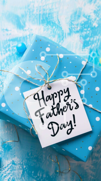 Intra Συλλεκτικό Ξύλινο Παζλ Plywood  4mm - Κουτί δώρου για τη γιορτή του πατέρα με μπαλόνια και Happy Note Σε Ξύλινο Κουτί - Διαστάσεις: 10x10 cm – 25 κομμάτια