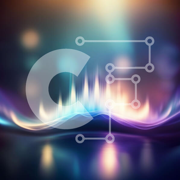 Intra Συλλεκτικό Ξύλινο Παζλ Plywood  4mm - Ζωντανό και φωτεινό αφηρημένο φόντο Σε Ξύλινο Κουτί - Διαστάσεις Puzzle: 10x10 cm – 25 κομμάτια