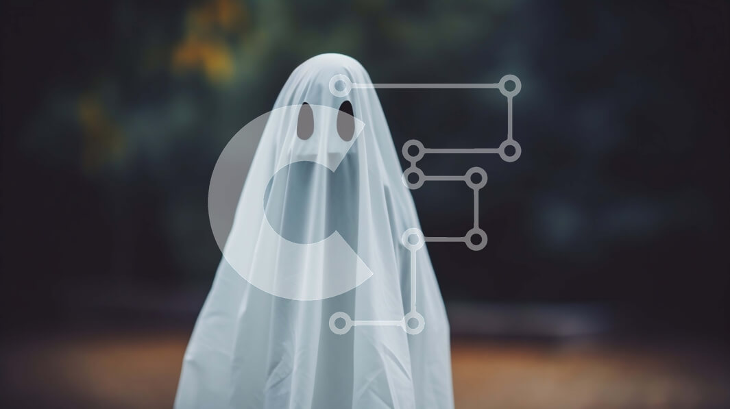 Intra Συλλεκτικό Ξύλινο Παζλ Plywood  4mm - Στολή White Ghost για το Halloween Σε Ξύλινο Κουτί - Διαστάσεις Puzzle: 10x10 cm – 25 κομμάτια