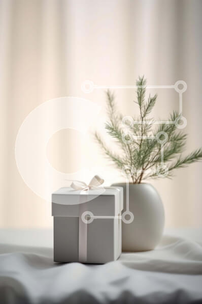 Intra Συλλεκτικό Ξύλινο Παζλ Plywood  4mm - Ζεστό και χαρούμενο κουτί δώρου με διακοσμητικό πεύκο Σε Ξύλινο Κουτί - Διαστάσεις Puzzle: 10x10 cm – 25 κομμάτια