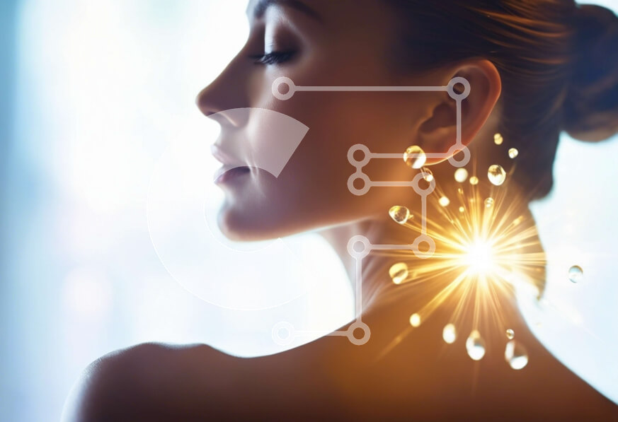 Intra Συλλεκτικό Ξύλινο Παζλ Plywood  4mm - Γυναίκα με σπινθηροβόλα σκουλαρίκια Σε Ξύλινο Κουτί - Διαστάσεις Puzzle: 10x10 cm – 25 κομμάτια