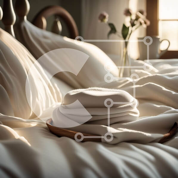 Intra Συλλεκτικό Ξύλινο Παζλ Plywood  4mm - Άνετο υπνοδωμάτιο με όμορφη φλοράλ διακόσμηση Σε Ξύλινο Κουτί - Διαστάσεις Puzzle: 10x10 cm – 25 κομμάτια