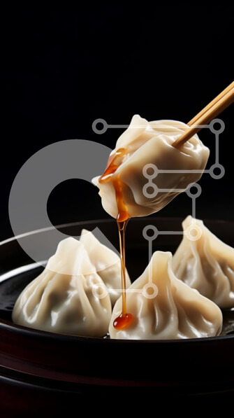 Intra Συλλεκτικό Ξύλινο Παζλ Plywood  4mm - Νόστιμα ζυμαρικά με γλυκιά σάλτσα σε μαύρο πιάτο Σε Ξύλινο Κουτί - Διαστάσεις: 10x10 cm – 25 κομμάτια