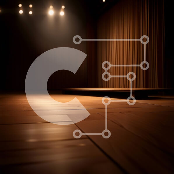 Intra Συλλεκτικό Ξύλινο Παζλ Plywood  4mm - Κενή σκηνή με ξύλινο πάτωμα και κουρτίνες Σε Ξύλινο Κουτί - Διαστάσεις Puzzle: 10x10 cm – 25 κομμάτια