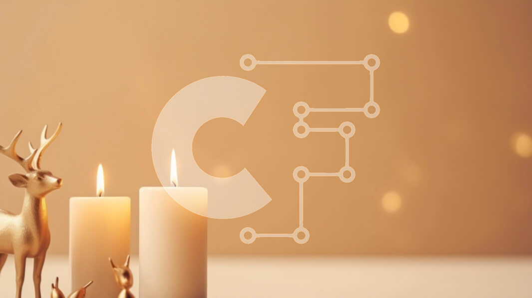 Intra Συλλεκτικό Ξύλινο Παζλ Plywood  4mm - Γιορτινή διακόσμηση με χρυσά ειδώλια ελαφιού και αναμμένα κεριά Σε Ξύλινο Κουτί - Διαστάσεις: 10x10 cm – 25 κομμάτια