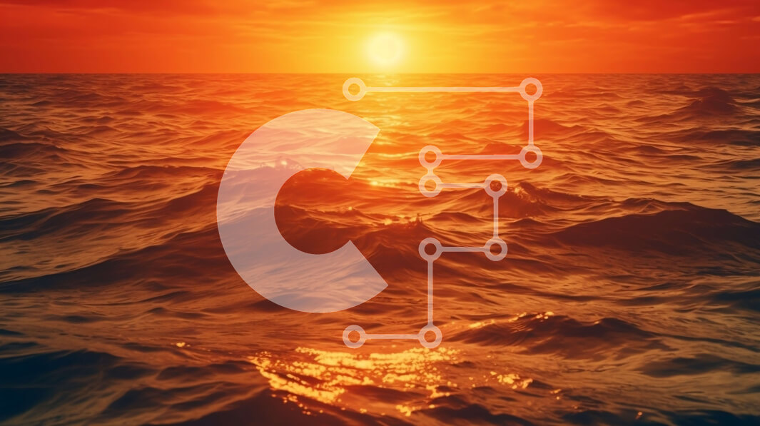 Intra Συλλεκτικό Ξύλινο Παζλ Plywood  4mm - Εκπληκτική εικόνα ενός ηλιοβασιλέματος πάνω από τον ωκεανό με καθαρό ουρανό και κύματα Σε Ξύλινο Κουτί - Διαστάσεις Puzzle: 10x10 cm – 25 κομμάτια