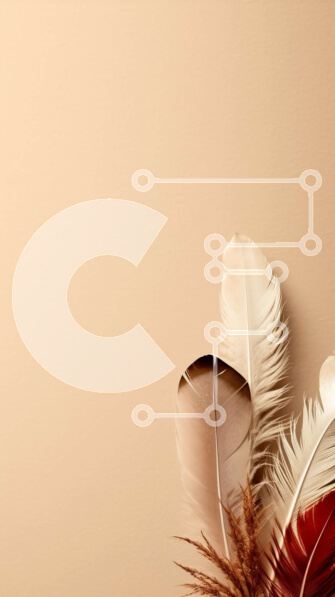 Σετ των 2 Intra Συλλεκτικό Ξύλινο Παζλ Plywood  4mm - Όμορφη κινηματογράφηση σε πρώτο πλάνο με φτερά σε μπεζ φόντο Σε Ξύλινο Κουτί - Διαστάσεις: 10x10 cm – 25 κομμάτια