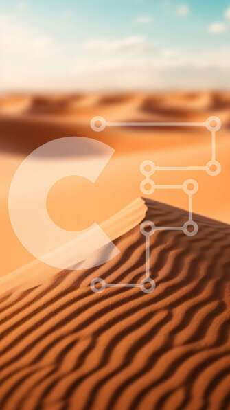 Σετ των 2 Intra Συλλεκτικό Ξύλινο Παζλ Plywood  4mm - Έρημο τοπίο με αμμόλοφους και καταγάλανο ουρανό Σε Ξύλινο Κουτί - Διαστάσεις: 10x10 cm – 25 κομμάτια