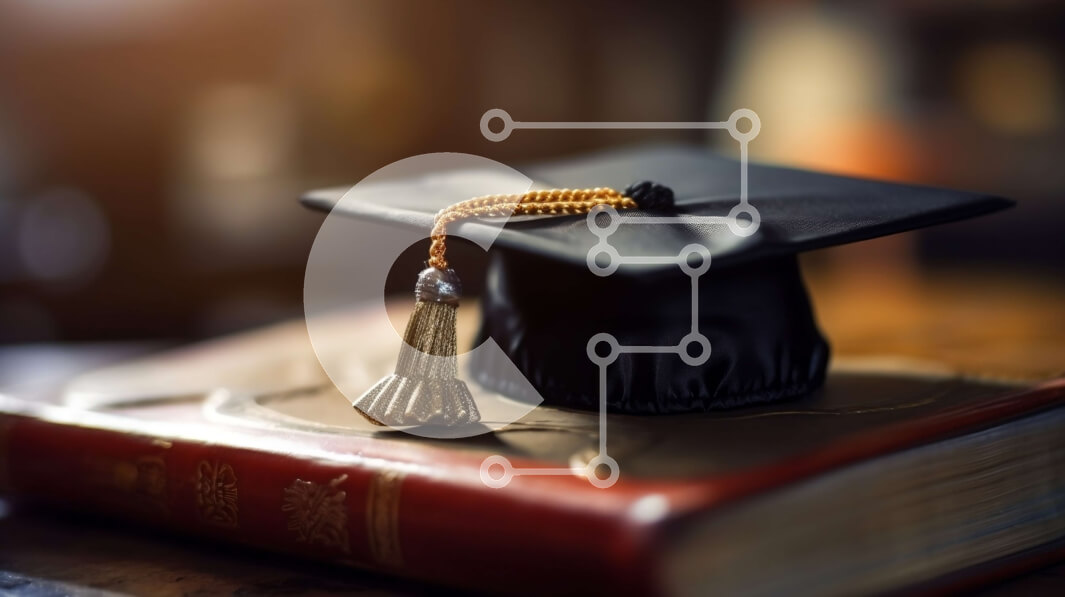 Intra Συλλεκτικό Ξύλινο Παζλ Plywood  4mm - Καπάκι αποφοίτησης στο ανοιχτό βιβλίο - Εκπαιδευτική έννοια Σε Ξύλινο Κουτί - Διαστάσεις Puzzle: 10x10 cm – 25 κομμάτια