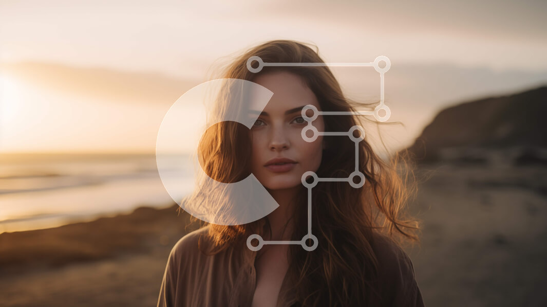 Intra Συλλεκτικό Ξύλινο Παζλ Plywood  4mm - Γυναίκα στην παραλία στο ηλιοβασίλεμα Σε Ξύλινο Κουτί - Διαστάσεις: 10x10 cm – 25 κομμάτια