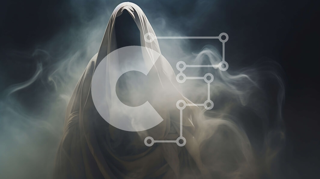 Intra Συλλεκτικό Ξύλινο Παζλ Plywood  4mm - Μυστηριώδης φιγούρα με κουκούλα στο σκοτάδι με καπνό Σε Ξύλινο Κουτί - Διαστάσεις Puzzle: 10x10 cm – 25 κομμάτια