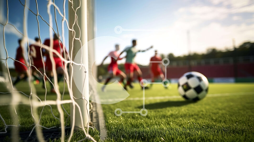 Intra Συλλεκτικό Ξύλινο Παζλ Plywood  4mm - Γήπεδο ποδοσφαίρου με παίκτες και θεατές Σε Ξύλινο Κουτί - Διαστάσεις Puzzle: 10x10 cm – 25 κομμάτια