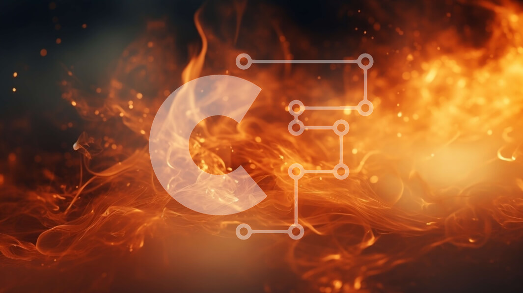 Intra Συλλεκτικό Ξύλινο Παζλ Plywood  4mm - Κοντινή όψη της καμμένης φωτιάς Σε Ξύλινο Κουτί - Διαστάσεις Puzzle: 10x10 cm – 25 κομμάτια