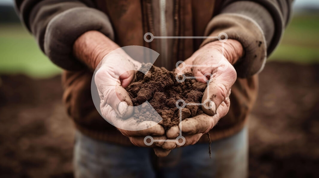 Intra Συλλεκτικό Ξύλινο Παζλ Plywood  4mm - Άνθρωπος που καλλιεργεί χώμα σε κήπο ή αγρόκτημα Σε Ξύλινο Κουτί - Διαστάσεις: 10x10 cm – 25 κομμάτια