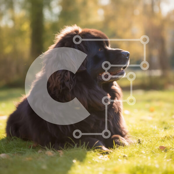 Intra Συλλεκτικό Ξύλινο Παζλ Plywood  4mm - Ζωντανή εικόνα ενός μαύρου σκύλου σε ένα πάρκο Σε Ξύλινο Κουτί - Διαστάσεις: 10x10 cm – 25 κομμάτια