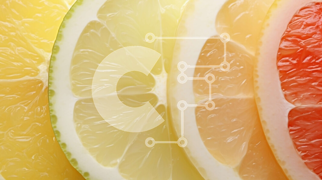 Σετ των 2 Intra Συλλεκτικό Ξύλινο Παζλ Plywood  4mm - Κοντινό πλάνο φέτες εσπεριδοειδών - γκρέιπφρουτ, λεμόνι και λάιμ Σε Ξύλινο Κουτί - Διαστάσεις: 10x10 cm – 25 κομμάτια