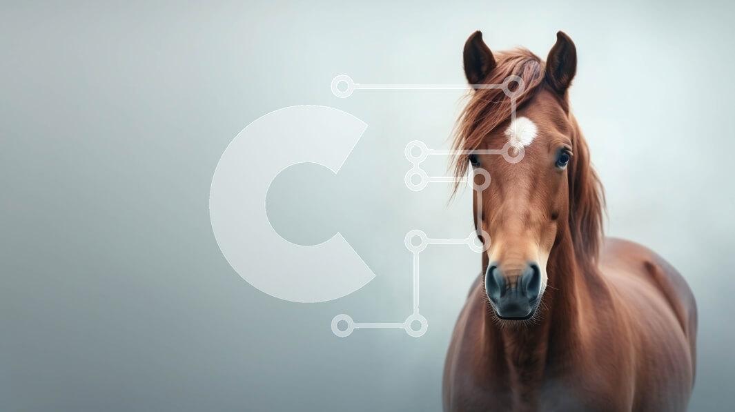 Intra Συλλεκτικό Ξύλινο Παζλ Plywood  4mm - Καφέ άλογο όρθιο Σε Ξύλινο Κουτί - Διαστάσεις: 10x10 cm – 25 κομμάτια