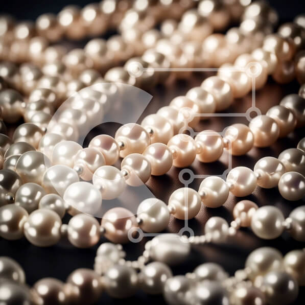 Σετ των 2 Intra Συλλεκτικό Ξύλινο Παζλ Plywood  4mm - Κομψή εικόνα ενός σκέλους από μαργαριτάρια σε μαύρο φόντο Σε Ξύλινο Κουτί - Διαστάσεις: 10x10 cm – 25 κομμάτια