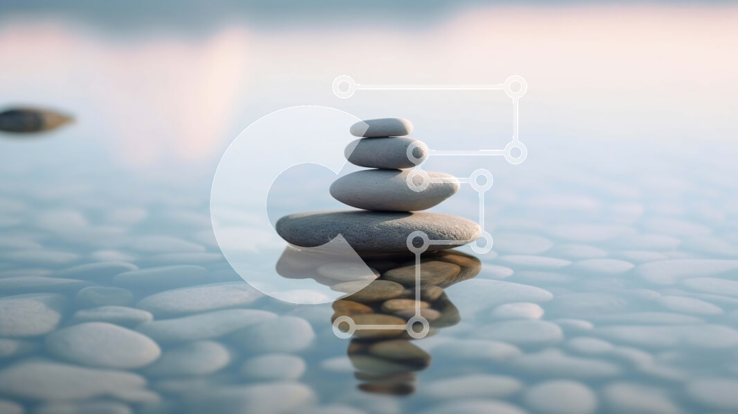 Intra Συλλεκτικό Ξύλινο Παζλ Plywood  4mm - Όμορφο ηλιοβασίλεμα με βράχους που ισορροπούν στην ήρεμη λίμνη Σε Ξύλινο Κουτί - Διαστάσεις: 10x10 cm – 25 κομμάτια