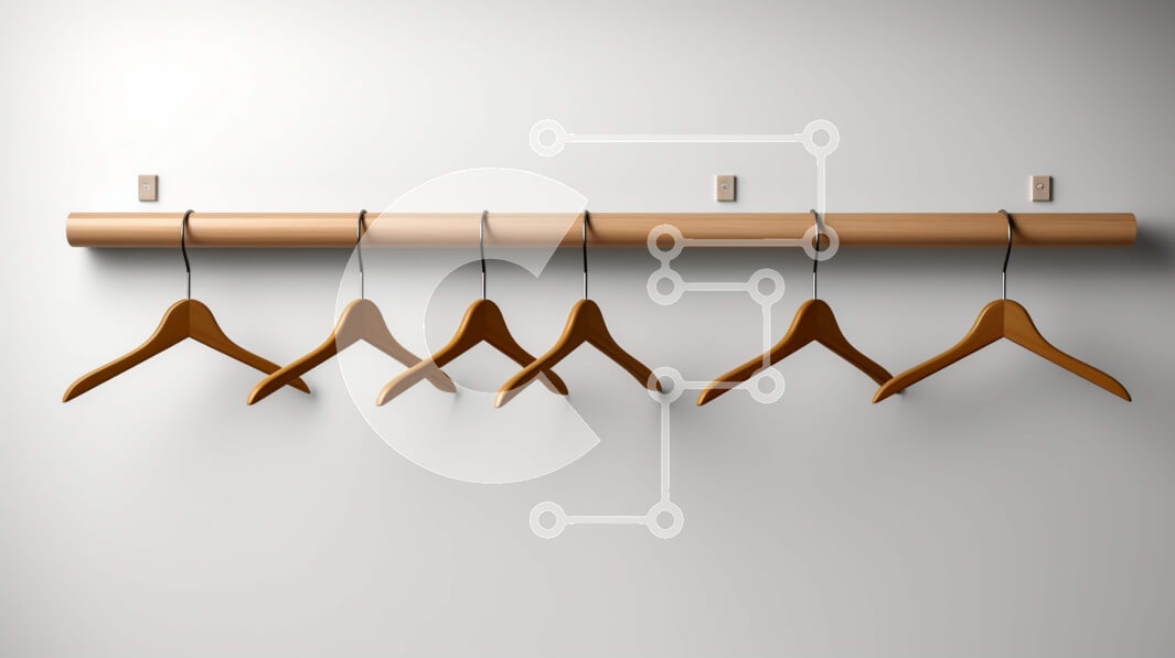 Intra Συλλεκτικό Ξύλινο Παζλ Plywood  4mm - Ξύλινες κρεμάστρες που κρέμονται σε μπαρ Σε Ξύλινο Κουτί - Διαστάσεις Puzzle: 10x10 cm – 25 κομμάτια