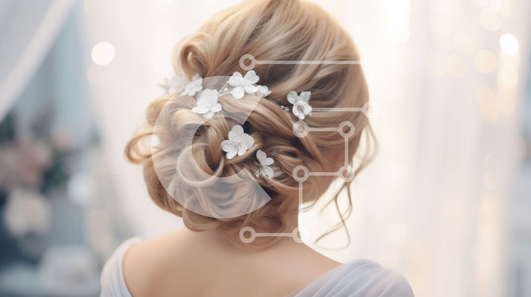 Intra Συλλεκτικό Ξύλινο Παζλ Plywood  4mm - Όμορφη νύφη με λευκό νυφικό με φλοράλ κούρεμα Σε Ξύλινο Κουτί - Διαστάσεις Puzzle: 10x10 cm – 25 κομμάτια