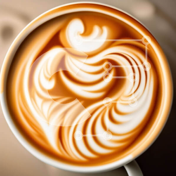 Σετ των 2 Intra Συλλεκτικό Ξύλινο Παζλ Plywood  4mm - Νόστιμο φλιτζάνι καφέ με Heart Latte Art Design Σε Ξύλινο Κουτί - Διαστάσεις: 10x10 cm – 25 κομμάτια