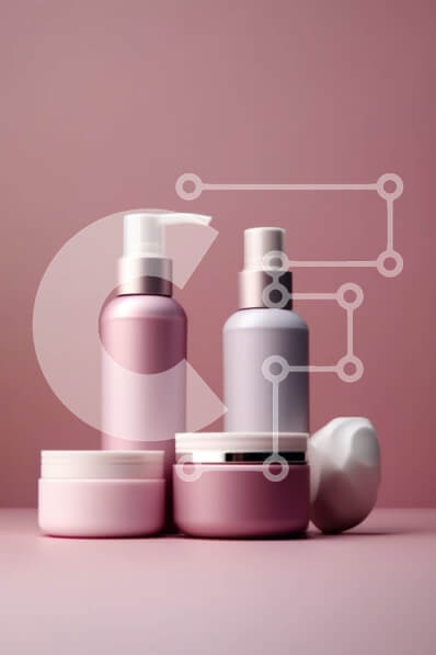 Intra Συλλεκτικό Ξύλινο Παζλ Plywood  4mm - Pink Skincare Products - Ενυδατώνουν και Καθαρίζουν με Στυλ Σε Ξύλινο Κουτί - Διαστάσεις Puzzle: 10x10 cm – 25 κομμάτια