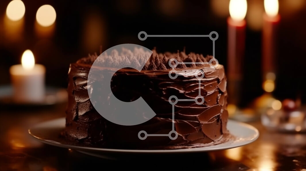 Σετ των 2 Intra Συλλεκτικό Ξύλινο Παζλ Plywood  4mm - Αφεθείτε σε αυτό το υγρό κέικ σοκολάτας με πλούσιο πάγωμα μαύρης σοκολάτας Σε Ξύλινο Κουτί - Διαστάσεις: 10x10 cm – 25 κομμάτια