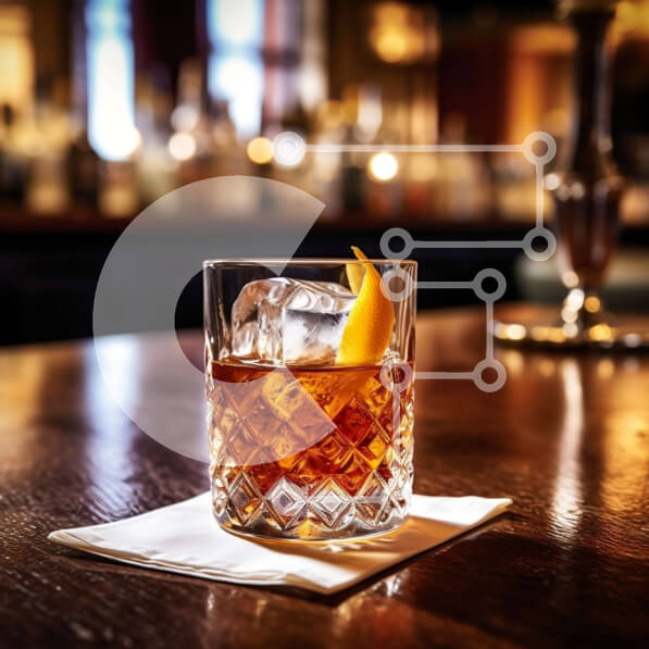 Σετ των 2 Intra Συλλεκτικό Ξύλινο Παζλ Plywood  4mm - Νόστιμη συνταγή κοκτέιλ με ξινό ουίσκι | Φωτογραφία Αρχείου Σε Ξύλινο Κουτί - Διαστάσεις: 10x10 cm – 25 κομμάτια