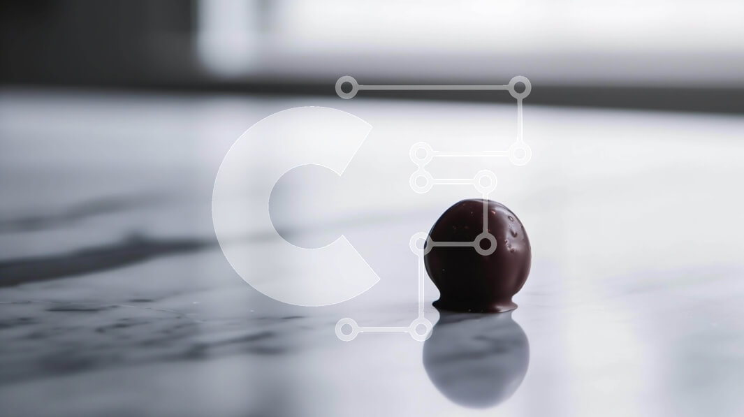 Σετ των 2 Intra Συλλεκτικό Ξύλινο Παζλ Plywood  4mm - Μικρή σοκολατένια μπάλα σε μαρμάρινο πάγκο Σε Ξύλινο Κουτί - Διαστάσεις: 10x10 cm – 25 κομμάτια