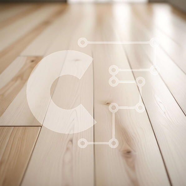 Intra Συλλεκτικό Ξύλινο Παζλ Plywood  4mm - Όμορφη κινηματογράφηση σε πρώτο πλάνο ενός καλά συντηρημένου δαπέδου από ξύλο ψαροκόκαλου Σε Ξύλινο Κουτί - Διαστάσεις Puzzle: 10x10 cm – 25 κομμάτια