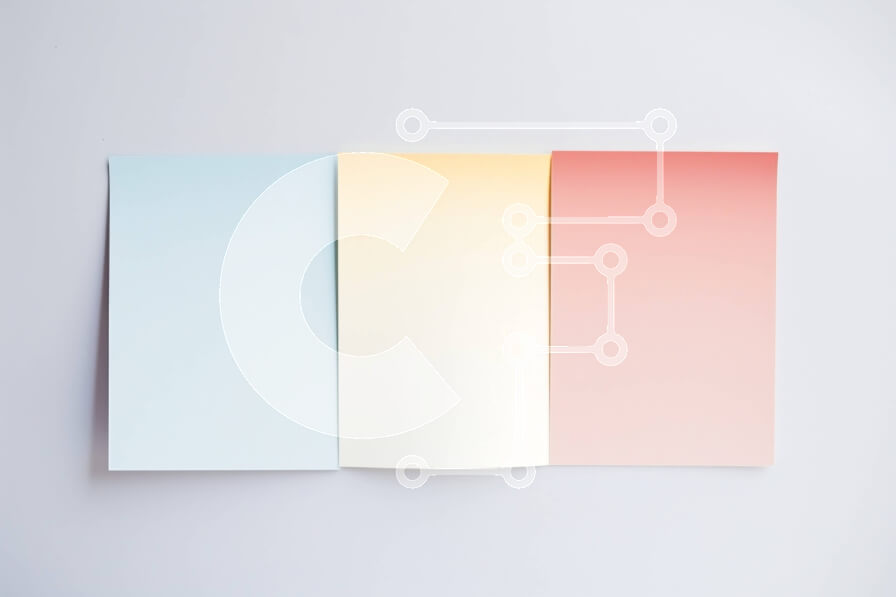 Intra Συλλεκτικό Ξύλινο Παζλ Plywood  4mm - Κενό φύλλο χαρτιού με ντεγκραντέ σε ροζ και μπλε Σε Ξύλινο Κουτί - Διαστάσεις Puzzle: 10x10 cm – 25 κομμάτια