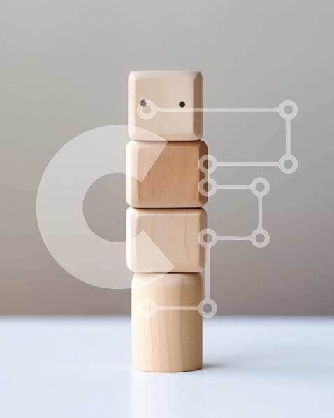 Intra Συλλεκτικό Ξύλινο Παζλ Plywood  4mm - Διασκεδαστικό και εκπαιδευτικό ξύλινο παιχνίδι στοίβαξης για παιδιά Σε Ξύλινο Κουτί - Διαστάσεις: 10x10 cm – 25 κομμάτια