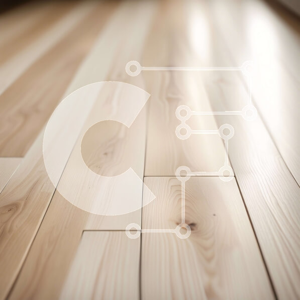 Intra Συλλεκτικό Ξύλινο Παζλ Plywood  4mm - Όμορφη κινηματογράφηση σε πρώτο πλάνο ενός καλά συντηρημένου δαπέδου από ψαροκόκκαλο από ξύλο Σε Ξύλινο Κουτί - Διαστάσεις Puzzle: 10x10 cm – 25 κομμάτια