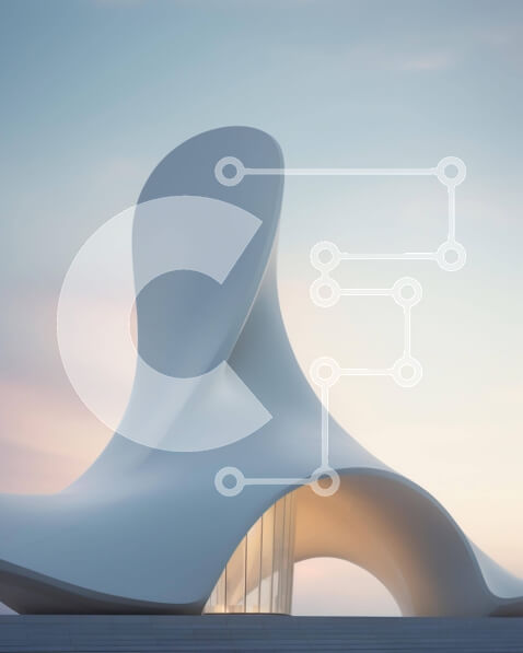 Intra Συλλεκτικό Ξύλινο Παζλ Plywood  4mm - Επίμηκες λευκό κτήριο στην έρημο Σε Ξύλινο Κουτί - Διαστάσεις Puzzle: 10x10 cm – 25 κομμάτια