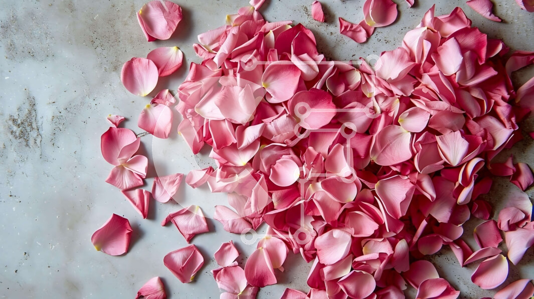 Intra Συλλεκτικό Ξύλινο Παζλ Plywood  4mm - Ροζ πέταλα σε σχήμα καρδιάς για ρομαντικές περιστάσεις Σε Ξύλινο Κουτί - Διαστάσεις: 10x10 cm – 25 κομμάτια