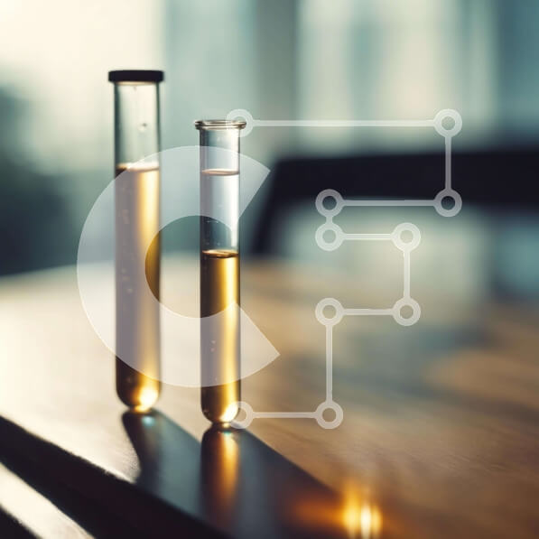 Intra Συλλεκτικό Ξύλινο Παζλ Plywood  4mm - Τρεις δοκιμαστικοί σωλήνες με διαφορετικά υγρά Σε Ξύλινο Κουτί - Διαστάσεις Puzzle: 10x10 cm – 25 κομμάτια