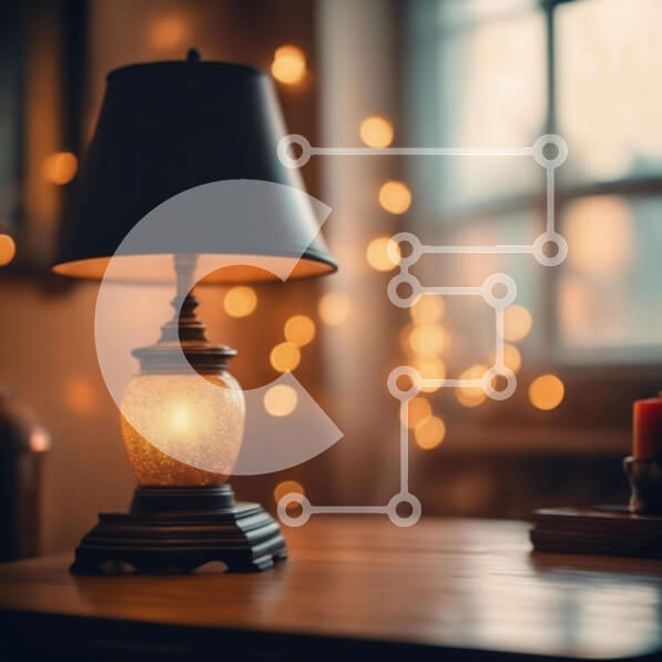 Intra Συλλεκτικό Ξύλινο Παζλ Plywood  4mm - Άνετο εσωτερικό με φωτιστικό και κηροπήγια Σε Ξύλινο Κουτί - Διαστάσεις Puzzle: 10x10 cm – 25 κομμάτια