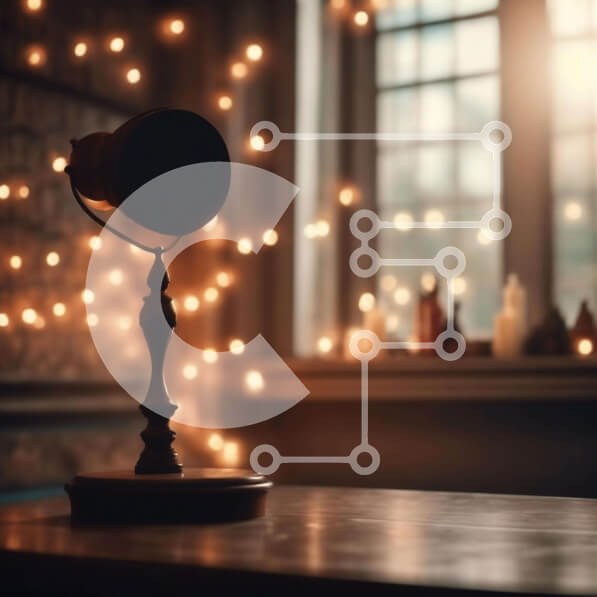 Intra Συλλεκτικό Ξύλινο Παζλ Plywood  4mm - Vintage μικρόφωνο σε ξύλινο τραπέζι Σε Ξύλινο Κουτί - Διαστάσεις Puzzle: 10x10 cm – 25 κομμάτια