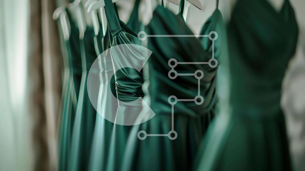 Intra Συλλεκτικό Ξύλινο Παζλ Plywood  4mm - Συλλογή πράσινων φορεμάτων παράνυμφων Σε Ξύλινο Κουτί - Διαστάσεις Puzzle: 10x10 cm – 25 κομμάτια