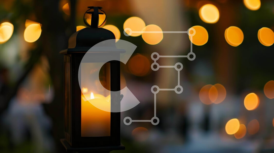 Intra Συλλεκτικό Ξύλινο Παζλ Plywood  4mm - Φανάρι υπό το φως των κεριών σε εξωτερικό χώρο Σε Ξύλινο Κουτί - Διαστάσεις Puzzle: 10x10 cm – 25 κομμάτια