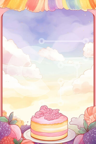 Σετ των 2 Intra Συλλεκτικό Ξύλινο Παζλ Plywood  4mm - Ροζ κέικ με διάφορα φρούτα δίπλα στο παράθυρο Σε Ξύλινο Κουτί - Διαστάσεις: 10x10 cm – 25 κομμάτια