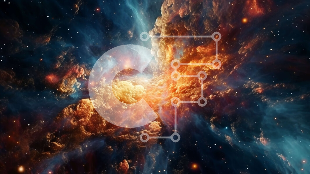 Intra Συλλεκτικό Ξύλινο Παζλ Plywood  4mm - Εκπληκτική εικόνα ενός νεφελώματος, ένα θέαμα αερίου και σκόνης στο διάστημα Σε Ξύλινο Κουτί - Διαστάσεις: 10x10 cm – 25 κομμάτια