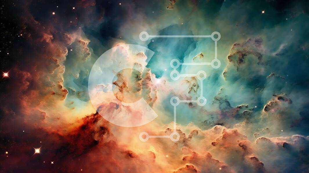 Intra Συλλεκτικό Ξύλινο Παζλ Plywood  4mm - Εκπληκτική εικόνα ενός λαμπερού νεφελώματος στο διάστημα Σε Ξύλινο Κουτί - Διαστάσεις: 10x10 cm – 25 κομμάτια