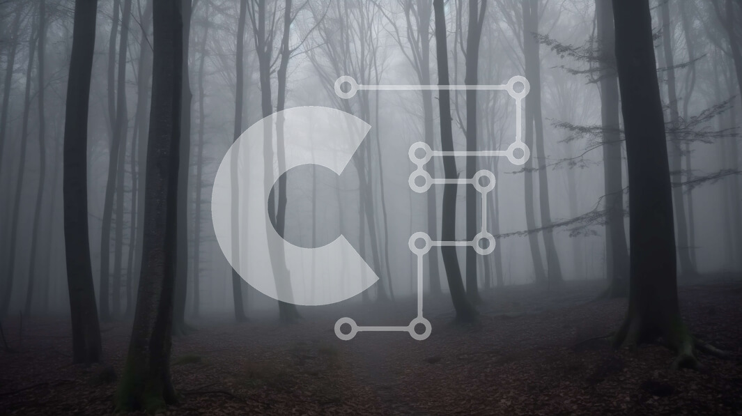 Intra Συλλεκτικό Ξύλινο Παζλ Plywood  4mm - Απόκοσμη και μυστηριώδης εικόνα ενός σκοτεινού και ομιχλώδους δάσους Σε Ξύλινο Κουτί - Διαστάσεις: 10x10 cm – 25 κομμάτια