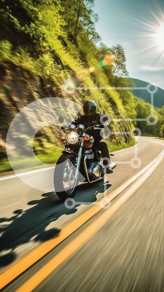 Intra Συλλεκτικό Ξύλινο Παζλ Plywood  4mm - Ζήστε τη συγκίνηση της μοτοσικλέτας σε στροφείς ορεινούς δρόμους Σε Ξύλινο Κουτί - Διαστάσεις Puzzle: 10x10 cm – 25 κομμάτια