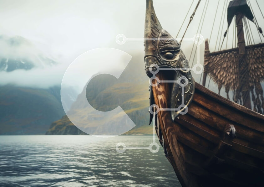 Intra Συλλεκτικό Ξύλινο Παζλ Plywood  4mm - Ξύλινη βάρκα που δένεται από βουνά Σε Ξύλινο Κουτί - Διαστάσεις: 10x10 cm – 25 κομμάτια