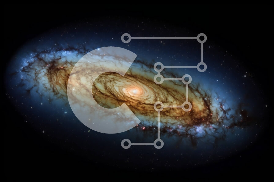 Intra Συλλεκτικό Ξύλινο Παζλ Plywood  4mm - Υπέροχη εικόνα του Γαλαξία της Ανδρομέδας στον Αστερισμό της Ανδρομέδας Σε Ξύλινο Κουτί - Διαστάσεις: 10x10 cm – 25 κομμάτια
